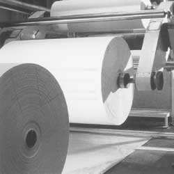 機械による製紙