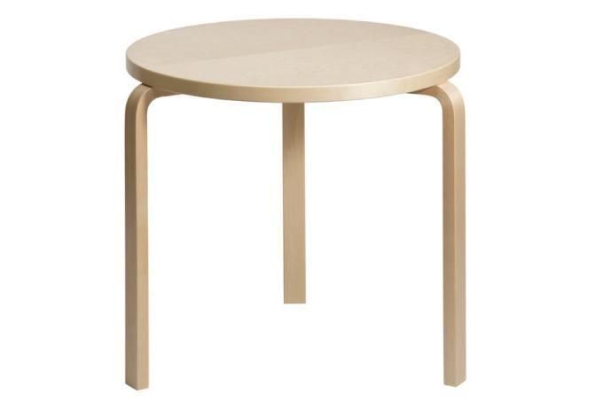 【送料無料】【国内在庫仕様】Artek アルテック ダイニングテーブル 90B(直径75cm)バーチ天板 Alvar Alatoデザイン