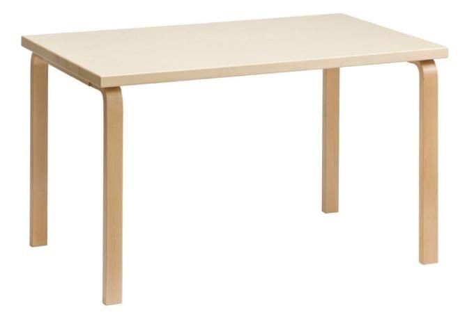 【送料無料】【国内在庫仕様】Artek アルテック ダイニングテーブル 81B(幅120cm)バーチ天板 Alvar Alatoデザイン