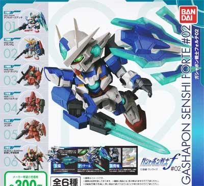 バンダイ 機動戦士ガンダム ガシャポン戦士フォルテ０２ 全６種フルセット ガシャポン フィギュア トミカ 食玩 販売 通販 大阪 日本橋 Toy S Zero トイズゼロ