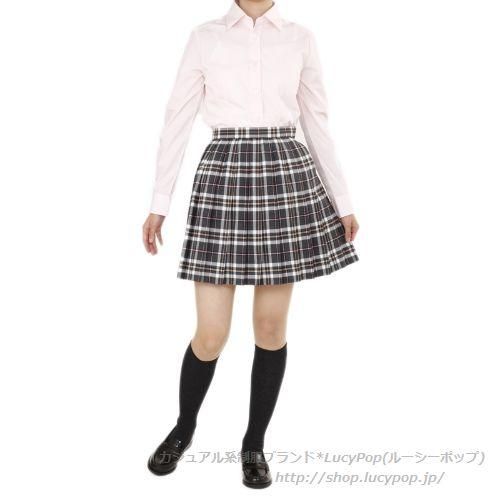 スカート Mサイズ チェック グレー ピンク 制服