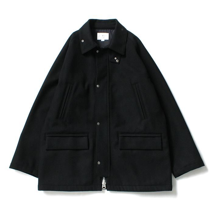 155064647 STILL BY HAND / CO01204 ウールメルトン ショートコート - Black 01