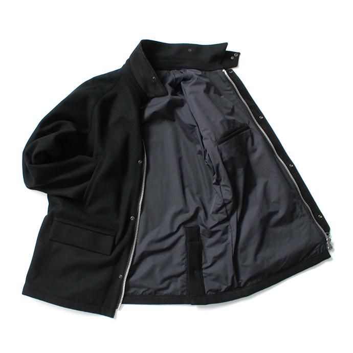 155064647 STILL BY HAND / CO01204 ウールメルトン ショートコート - Black 02