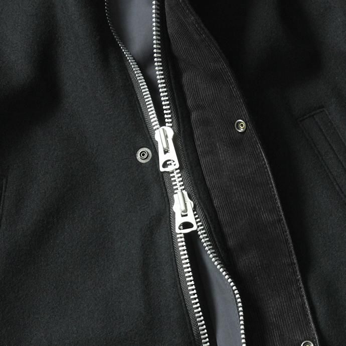 155064647 STILL BY HAND / CO01204 ウールメルトン ショートコート - Black 02
