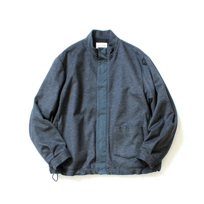 155064853 STILL BY HAND / BL03204 スタンドカラーブルゾン - Grey 01