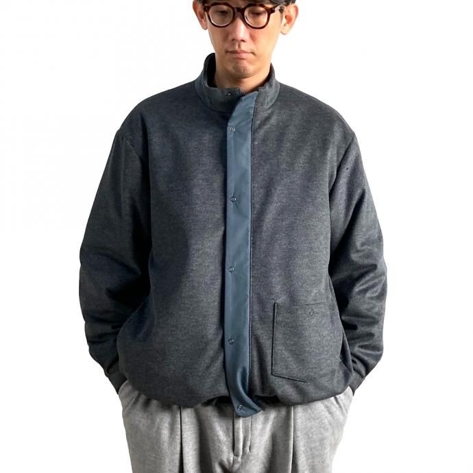 155064853 STILL BY HAND / BL03204 スタンドカラーブルゾン - Grey 02