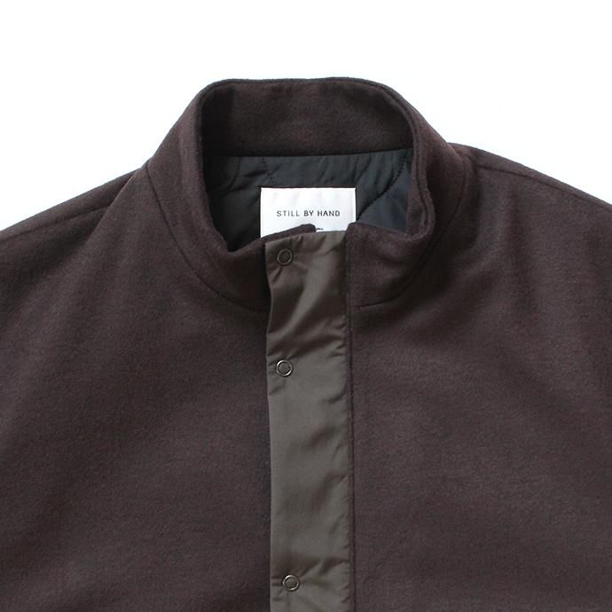 155064862 STILL BY HAND / BL03204 スタンドカラーブルゾン - Brown<img class='new_mark_img2' src='https://img.shop-pro.jp/img/new/icons47.gif' style='border:none;display:inline;margin:0px;padding:0px;width:auto;' /> 02