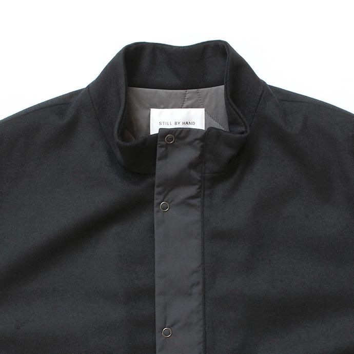 155064871 STILL BY HAND / BL03204 スタンドカラーブルゾン - Black 02
