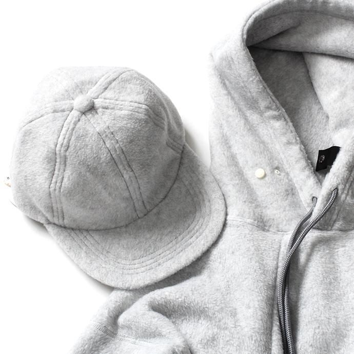 155133541 O-(オー)/ K/W CAP フリースキャップ 21W-10 - Heather Gray 02