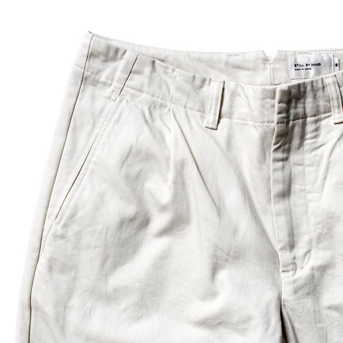 155237556 STILL BY HAND / PT04204 コットンカルゼパンツ - Off White<img class='new_mark_img2' src='https://img.shop-pro.jp/img/new/icons47.gif' style='border:none;display:inline;margin:0px;padding:0px;width:auto;' /> 02