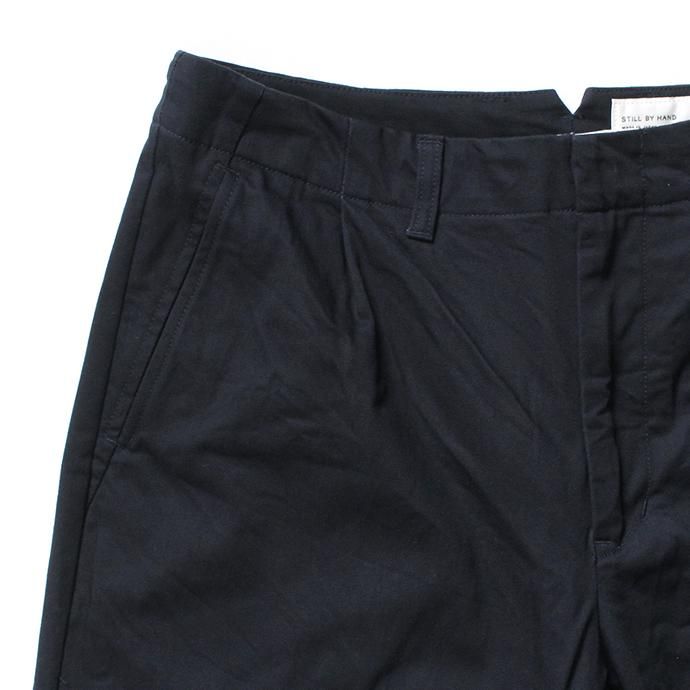 155237707 STILL BY HAND / PT04204 コットンカルゼパンツ - Navy 02