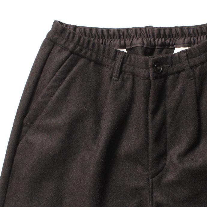 155237835 STILL BY HAND / PT05204 ウールメルトンパンツ - Dark Brown 02