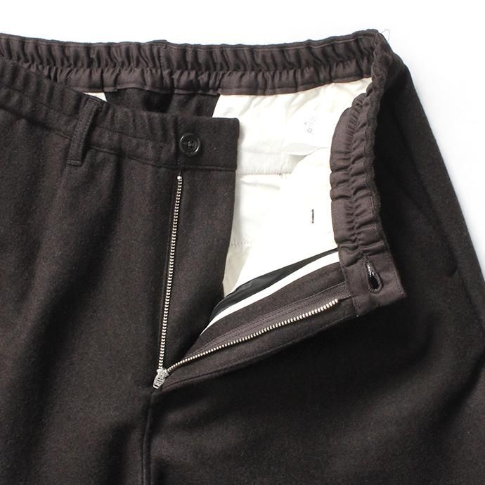 155237835 STILL BY HAND / PT05204 ウールメルトンパンツ - Dark Brown 02
