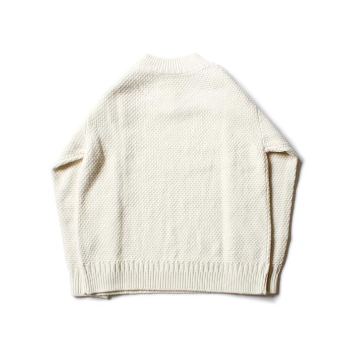 155238500 STILL BY HAND / KN05204 アルパカ混Vネックセーター - Off White 02