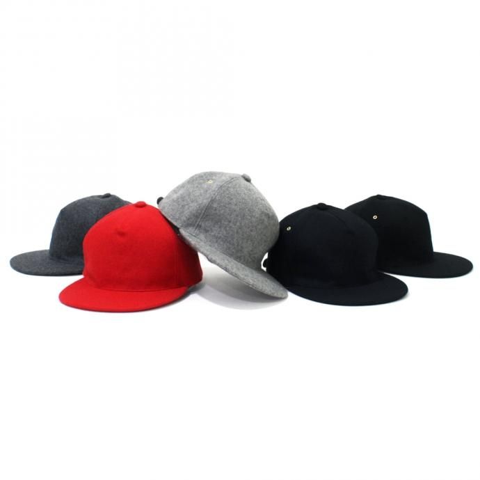 155427532 Trad Marks / Basic Cap WM ベーシックキャップ ウールメルトン - Heather Grey 02