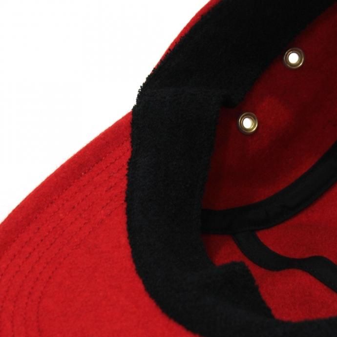 155431100 Trad Marks / Basic Jet Cap WM ベーシックジェットキャップ ウールメルトン - Red 02