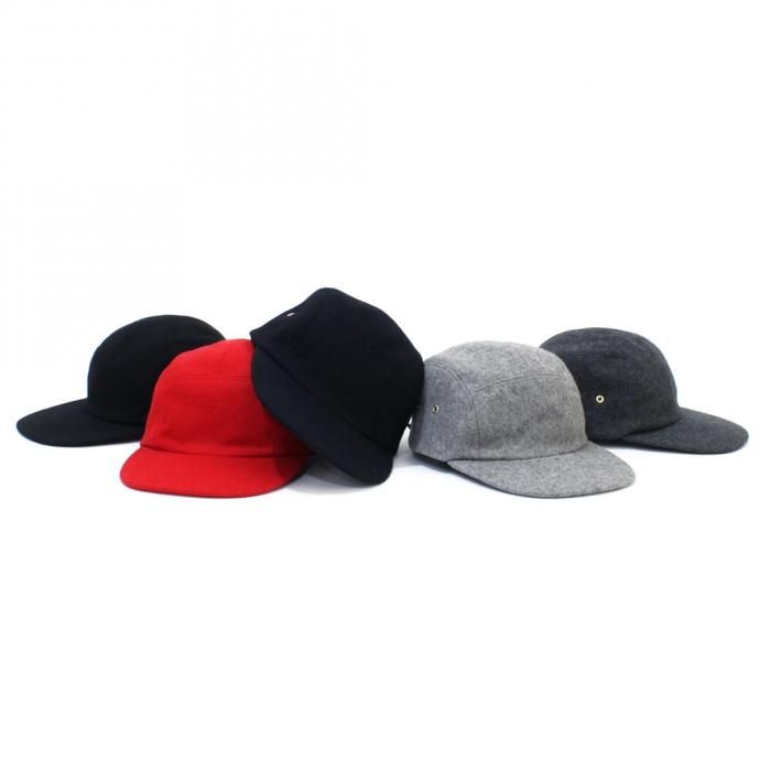 155431100 Trad Marks / Basic Jet Cap WM ベーシックジェットキャップ ウールメルトン - Red 02
