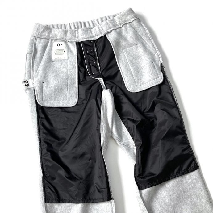 155564058 O-(オー)/ FREE SWEAT PANTS フリースイージーパンツ 21W-03 - Heather Gray 02