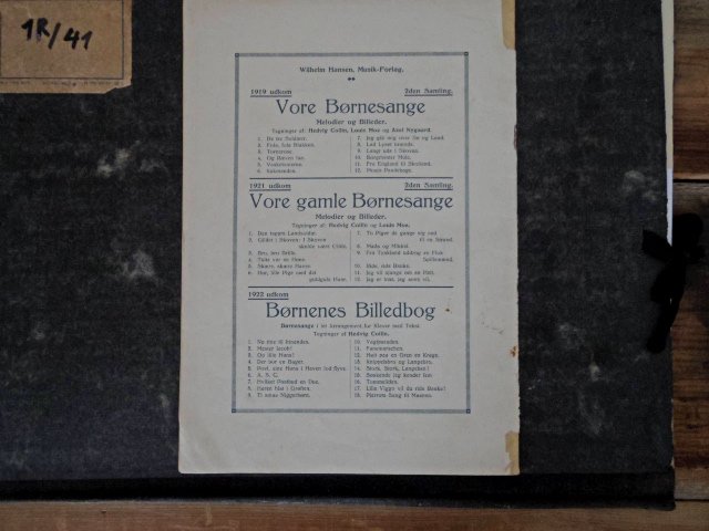 デンマーク 童謡  楽譜 1920年代 Denmark vintage children songs score Ti Bornesange 