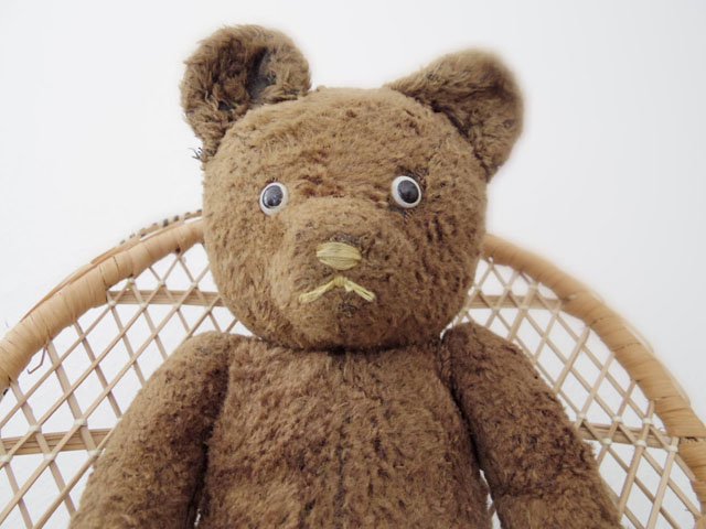 ϥ󥬥꡼ ƥǥ٥ ץ饹å 顼 ֥饦  hungary teddy bear old vintage growler brown