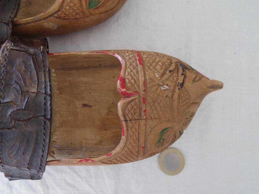 イタリア 木靴 クロンペン クロッグス italia clogs vintage wooden shoes