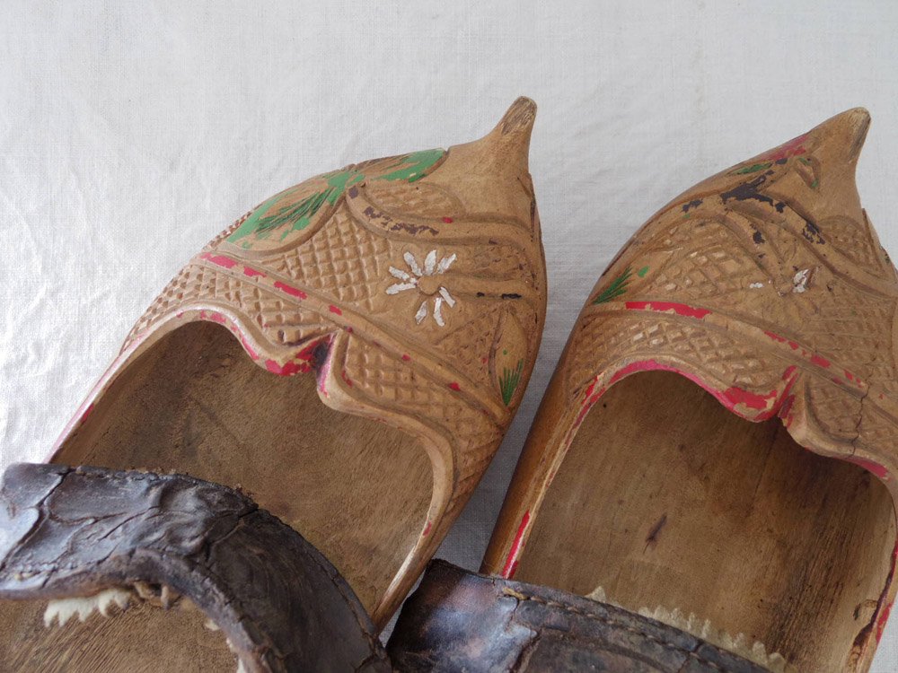 イタリア 木靴 クロンペン クロッグス italia clogs vintage wooden shoes