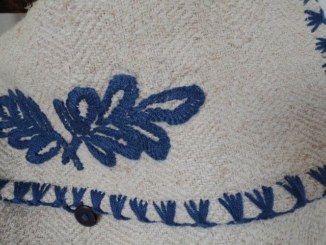 ルーマニア 刺繍  羊飼いの斜めがけビッグバッグ Romania irasos shepherd bag embroidery
