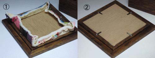 木製ソーイングボックス（お針箱）