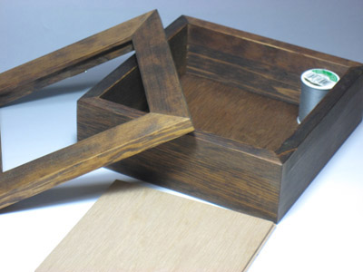 木製ソーイングボックス（お針箱）