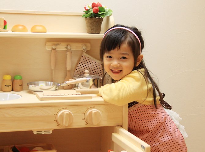 tontonオリジナルキッチン-おもちゃを収納できて遊びが広がる！日本製 ...