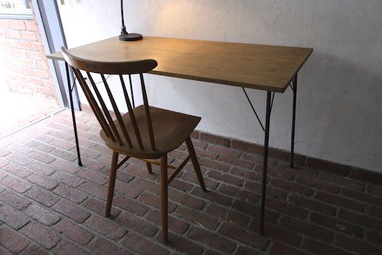 直接引渡し可能】 ひぐらし古具店 木のテーブル 小棚 カフェテーブル 