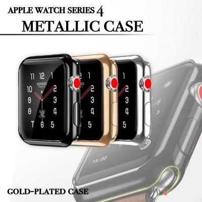 Apple Watch 44 アップルウォッチケース スタイリッシュにきまるメタルフレーム ケース Devia Gold Plated Apple Watch4 Case 44mm 雑貨セレクトショップ 通販 Mirai Zakka 本店