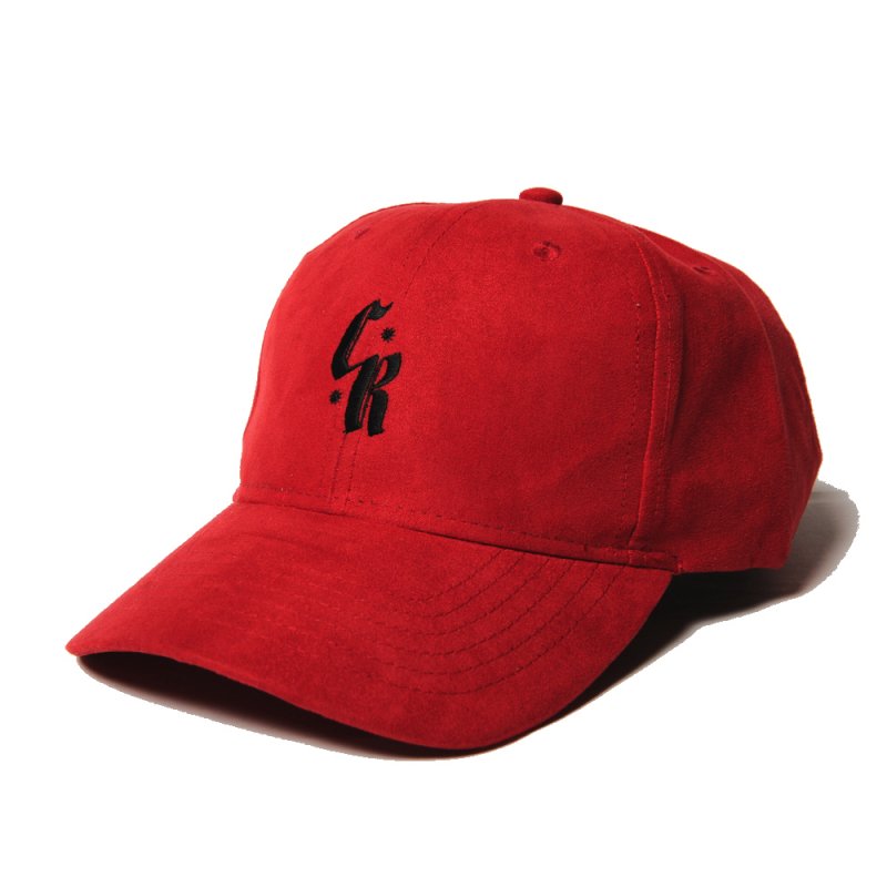 red suede cap