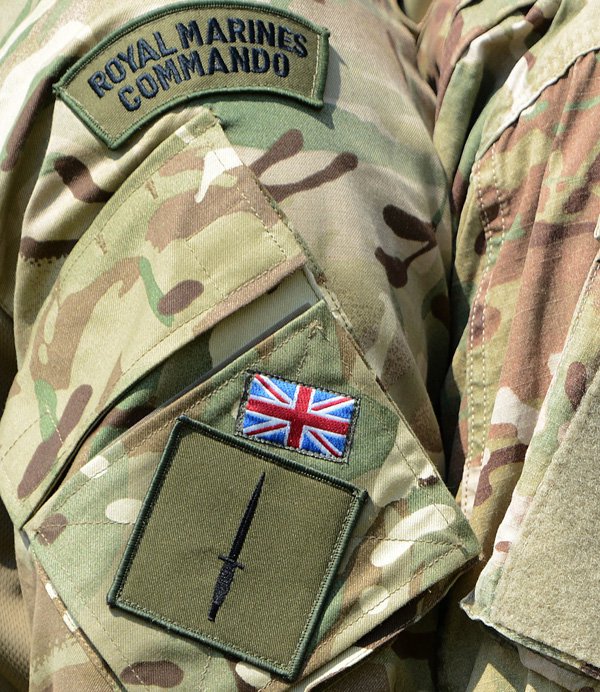 実物品 イギリス 海兵隊 3rd Commando Brigade パッチパネル