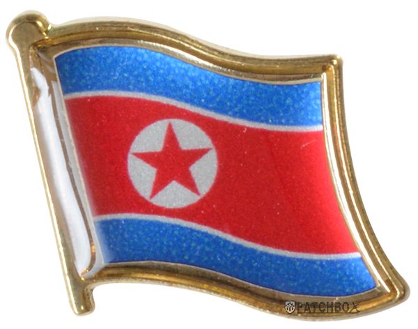 北朝鮮国旗ピンバッジ|ミリタリーグッズ通販専門店のパッチボックス。