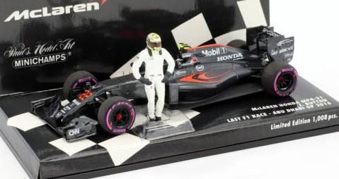 ミニチャンプス 1 43 マクラーレン ホンダ Mp4 31 ジェンソン バトン アブダビgp 引退レース 16 立ちポーズフィギュア付 ミニチャンプス専門店 Minichamps World