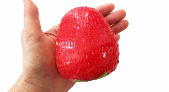 大きいボリュームのイチゴ