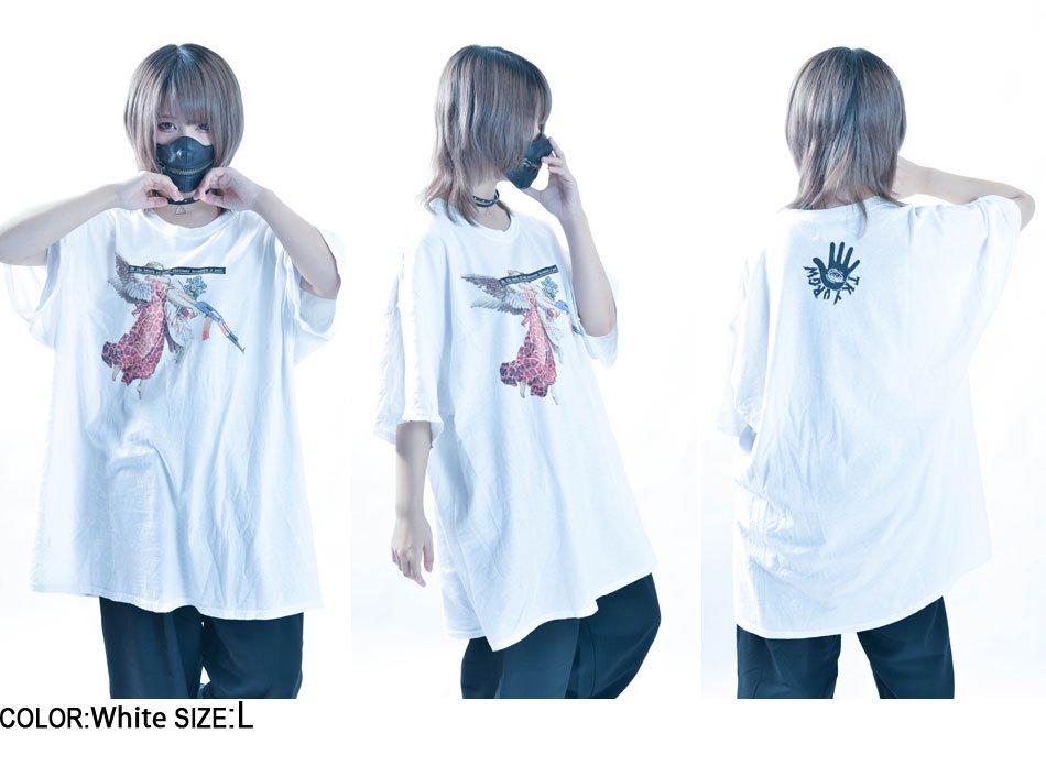 ASSAULT RIFLE×ANGEL ビッグTシャツ（男女兼用）