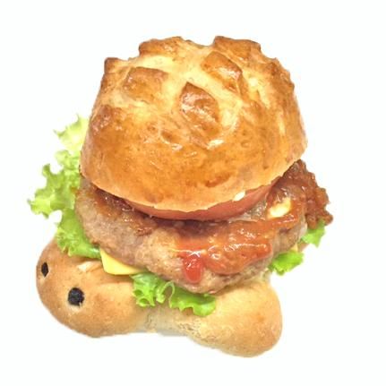 ハンバーガー用カメ形グラハムバンズ16個 512個 ハンバーガー用バンズならグラハムバ ンズ
